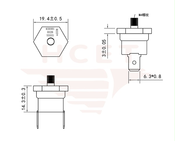 HC301固定环弯角尺寸图